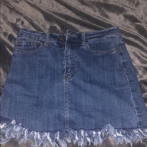 jean skirt